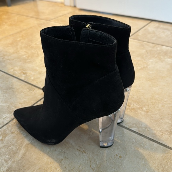 Black suede boots - Picture 3 of 4